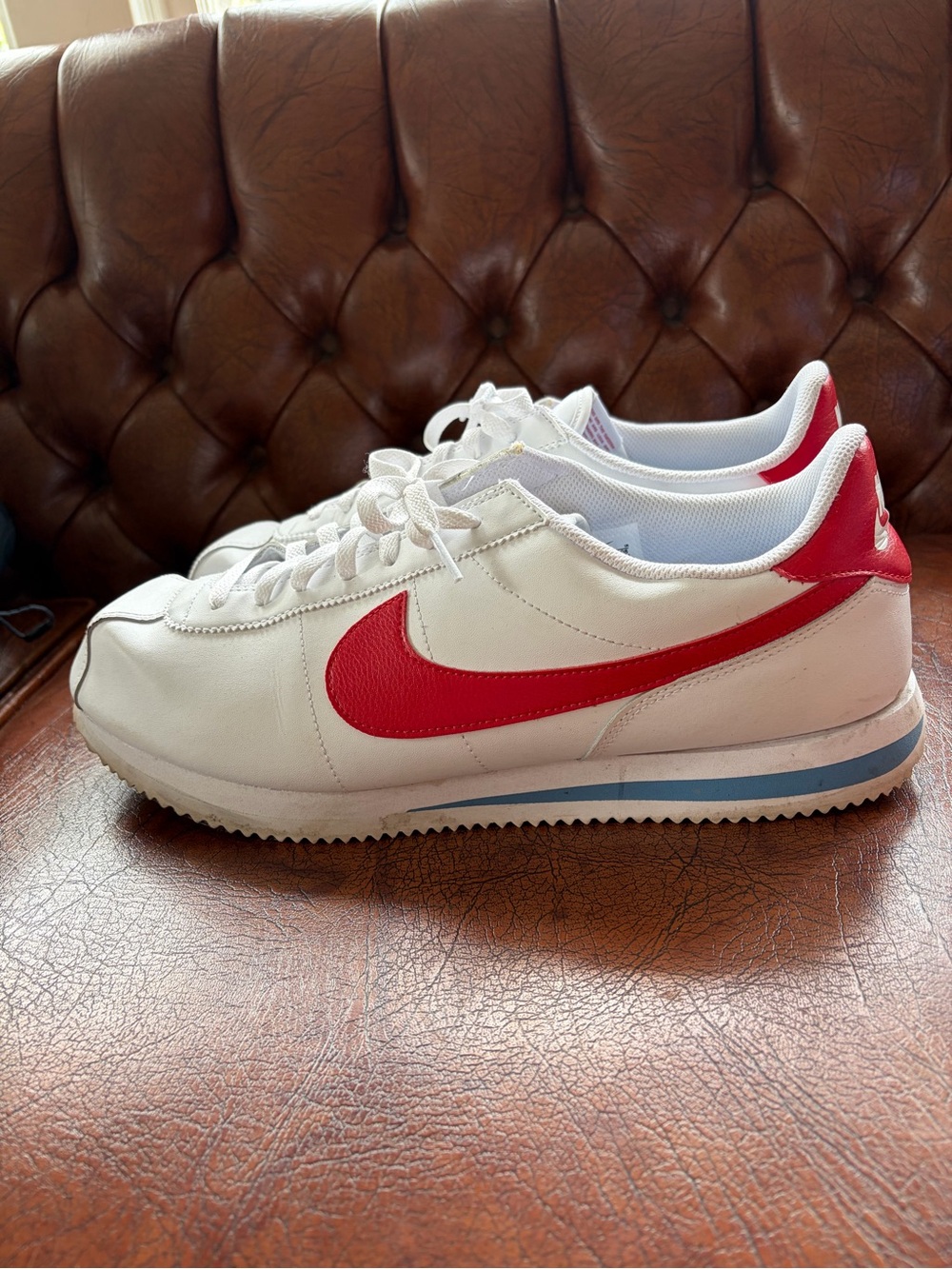 Men’s Size 14 Nike Cortez “Forrest Gump” style (2024) sneakers